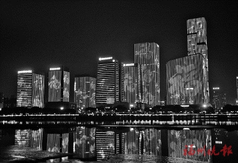 福文化燈光秀舉行  華燈璀璨夜“福”氣滾滾來