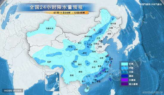 今天，福建、浙江、江蘇等省局地仍有強降雨。