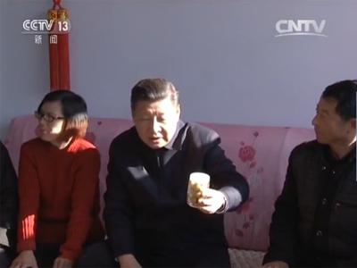 習近平：現在有一個糧食綜合直補，這個有2500塊錢，這么高。還有一個退耕還林的補貼也有吧，306塊。還有一個草原獎補貼。