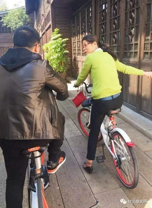 臺江創新形式：騎行巡查 讓文明“輕裝上陣”