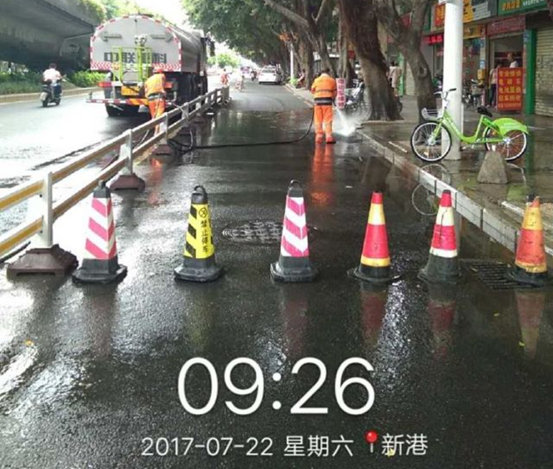 致敬高溫下的勞動者 謝謝您讓臺江更美麗