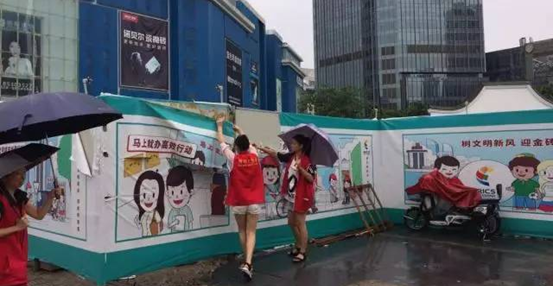 臺風災后志愿服務不停歇 為臺江志愿者點贊