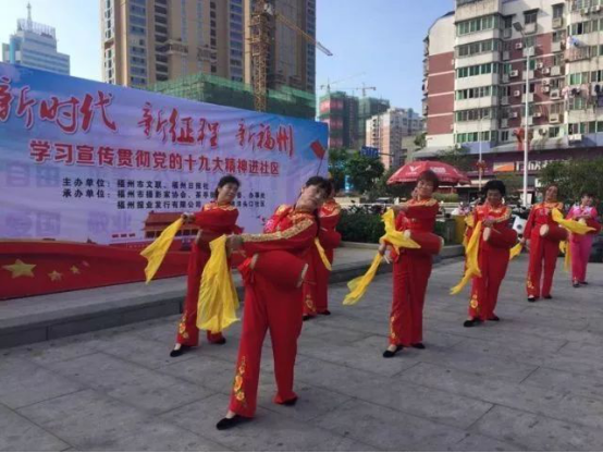 臺江區：學習宣傳十九大 志愿服務在行動