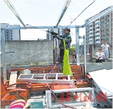 樓頂違建　業主自拆