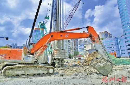  臺江　匯榕公館商業綜合樓開工  中亭街西區沿線及周邊建筑外立面將整治