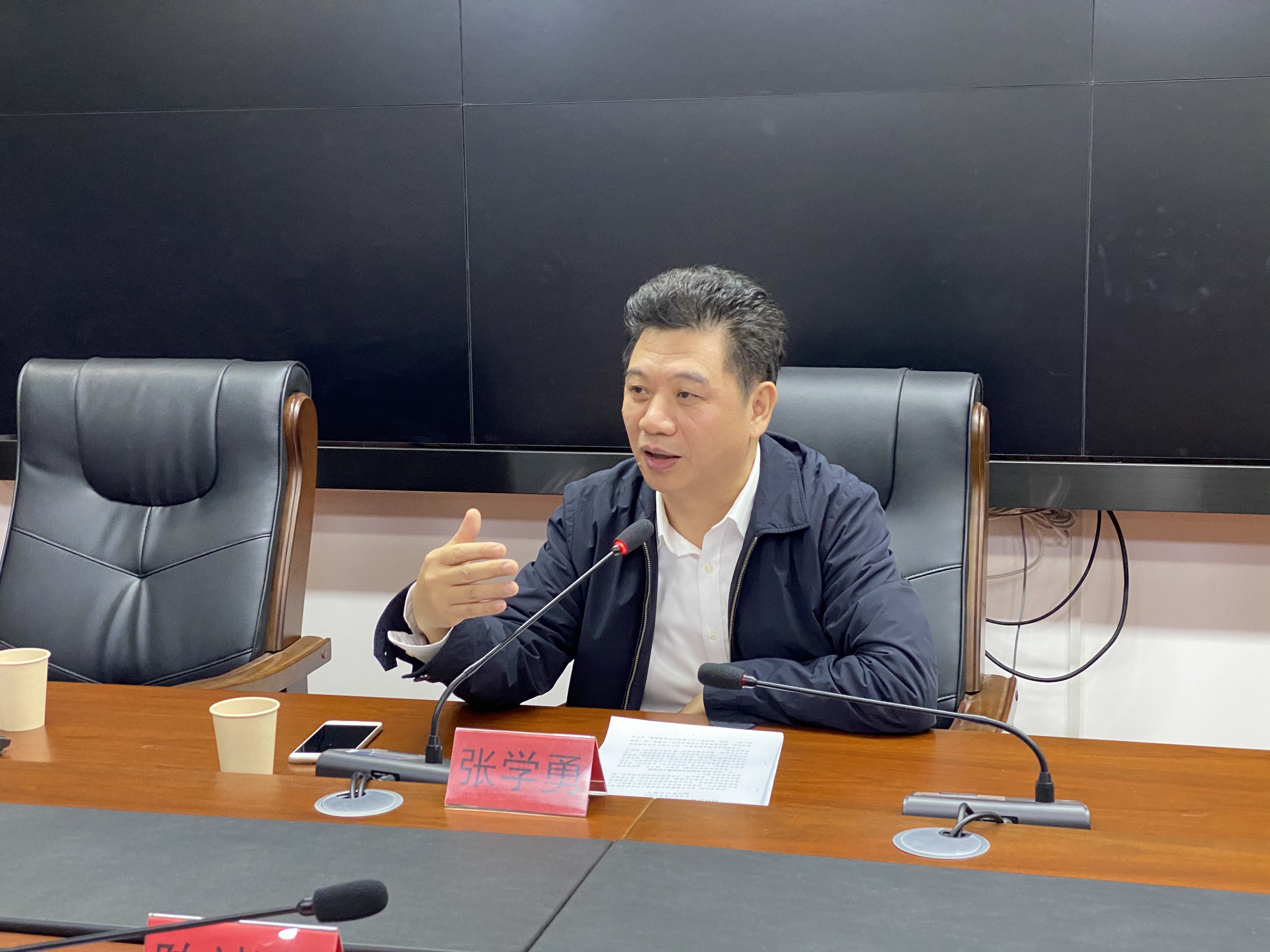 市委文明辦張學勇主任赴臺江調研文明創建工作
