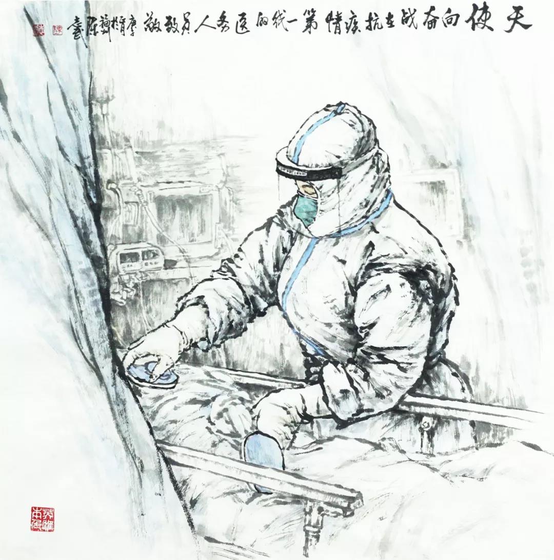 以筆為劍繪英雄 臺江區(qū)美協(xié)畫出戰(zhàn)“疫”力量