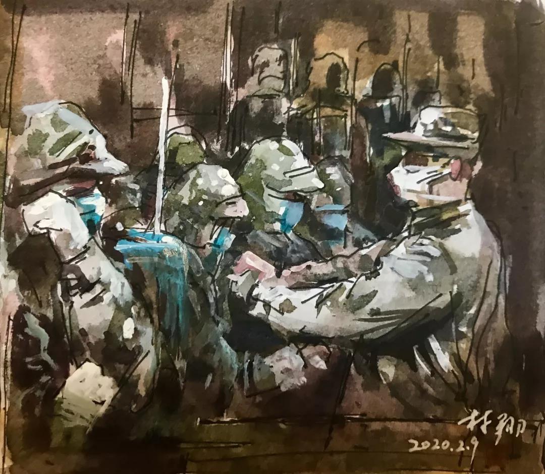 以筆為劍繪英雄 臺江區(qū)美協(xié)畫出戰(zhàn)“疫”力量